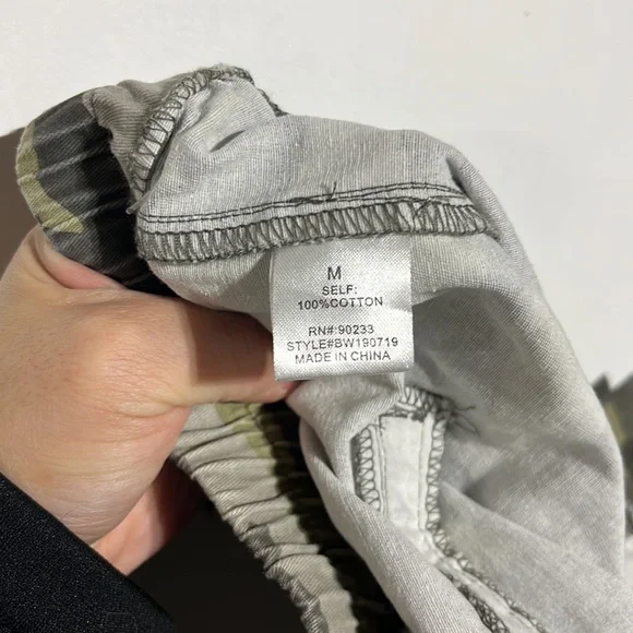 NEW Pacsun PS/LA Khaki Camo Joggers Size Medium - Picture 10 of 10